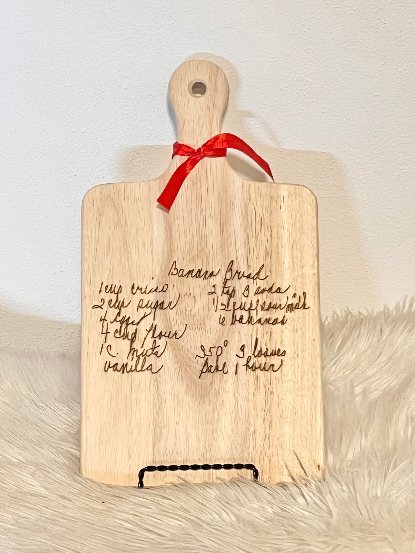 Handwritten Recipe Cutting Board - Large Boards