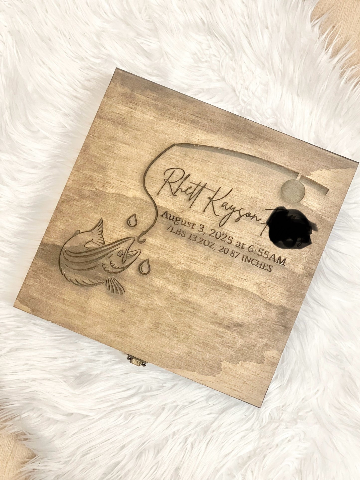 Personalized Wood Memory Box