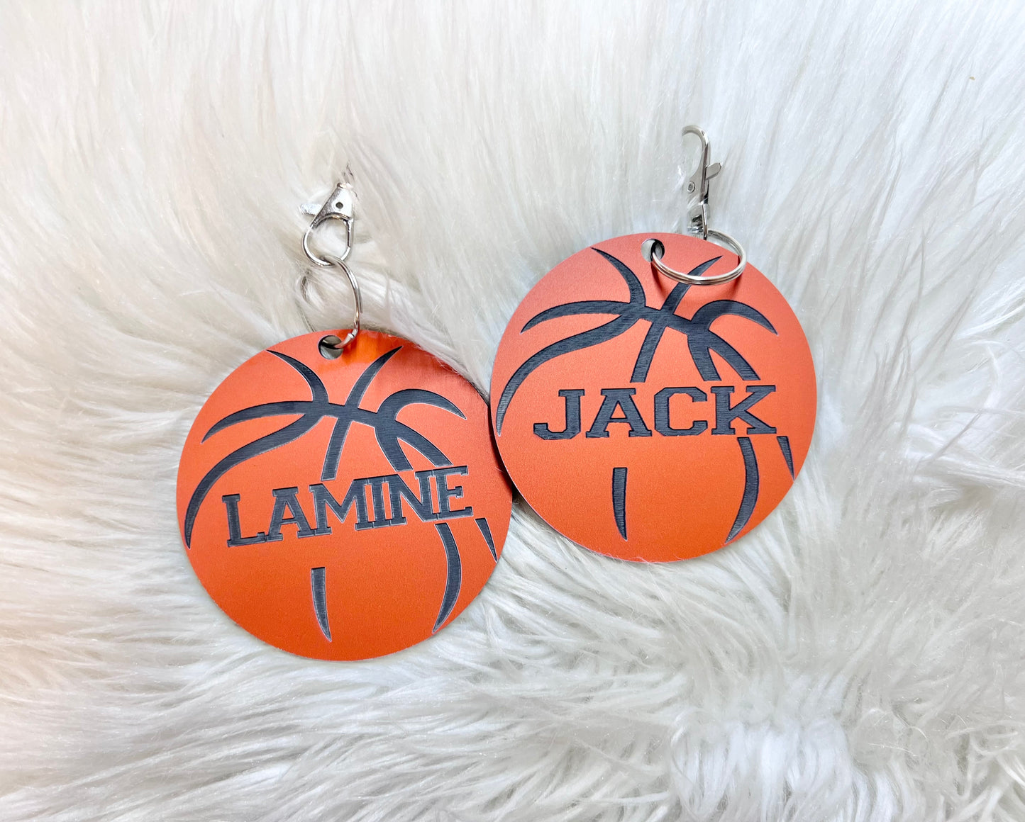 Basketball Keychain/Bag Tag