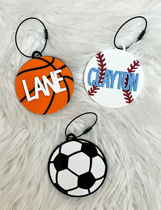 Sports Bag Tags/Bogg Bag