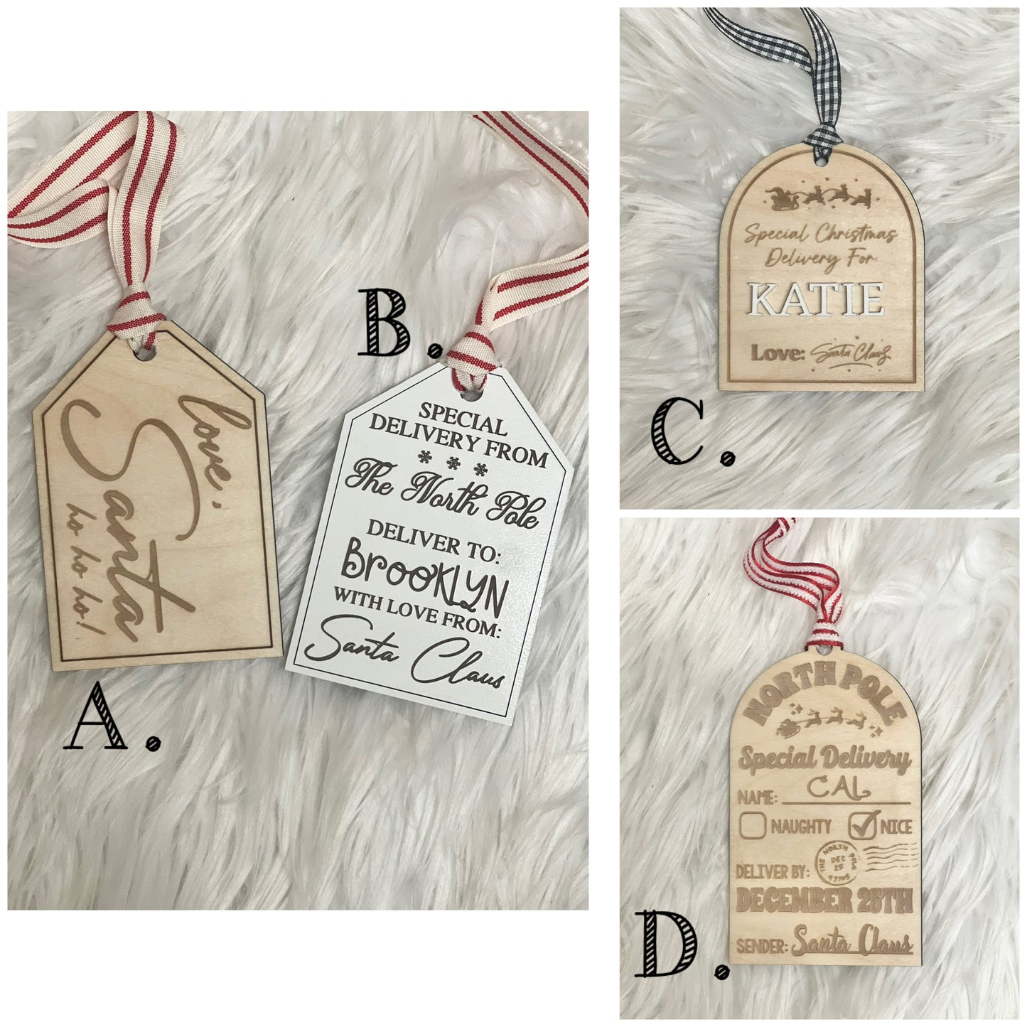 Santa Gift Tag