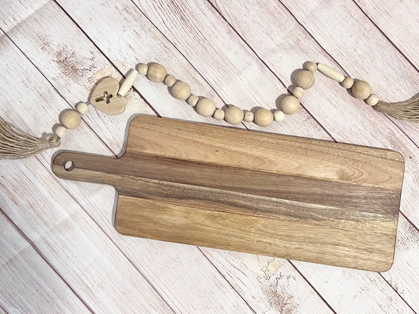 Acacia Charcuterie Board - Custom Engraving Included (16.5" x 7.25")