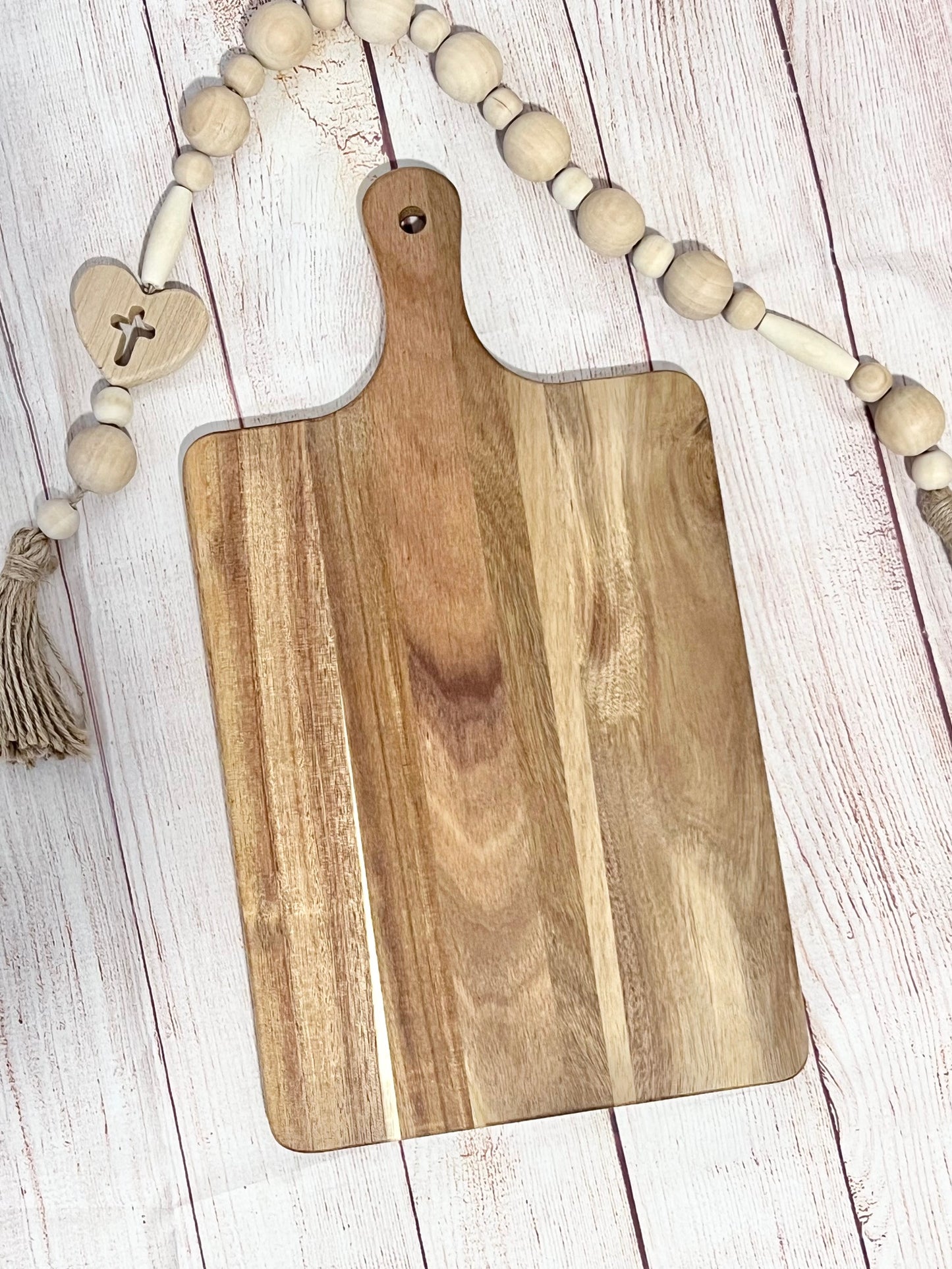 Acacia Charcuterie Board with Custom Engraving Included
