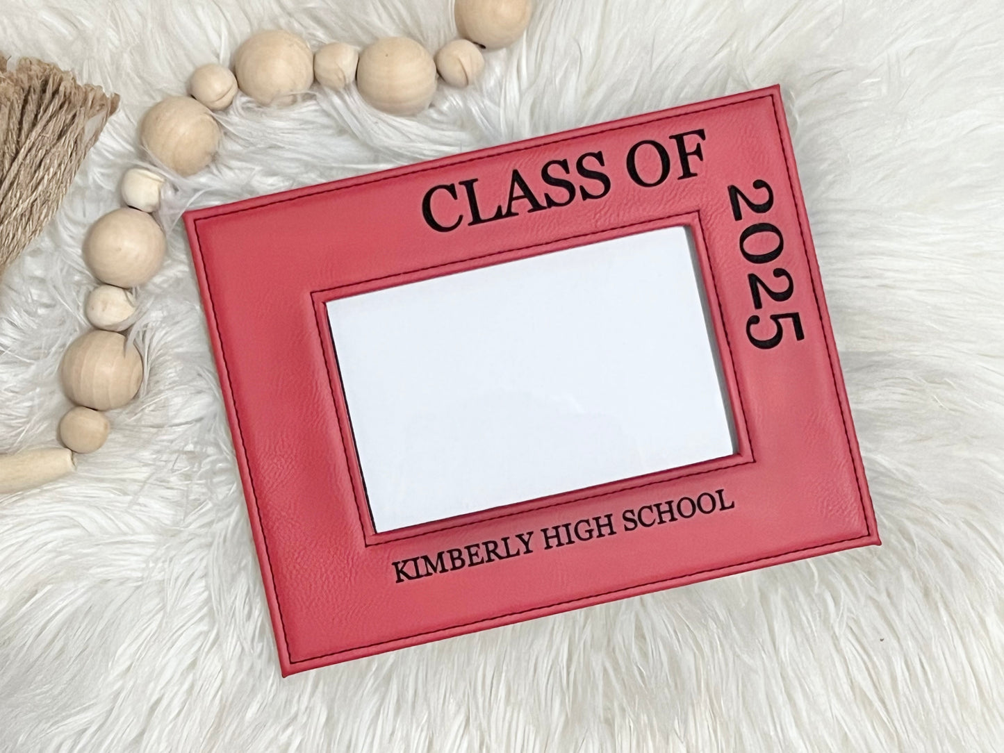 Graduation Leatherette Laser Engraved Photo Frame