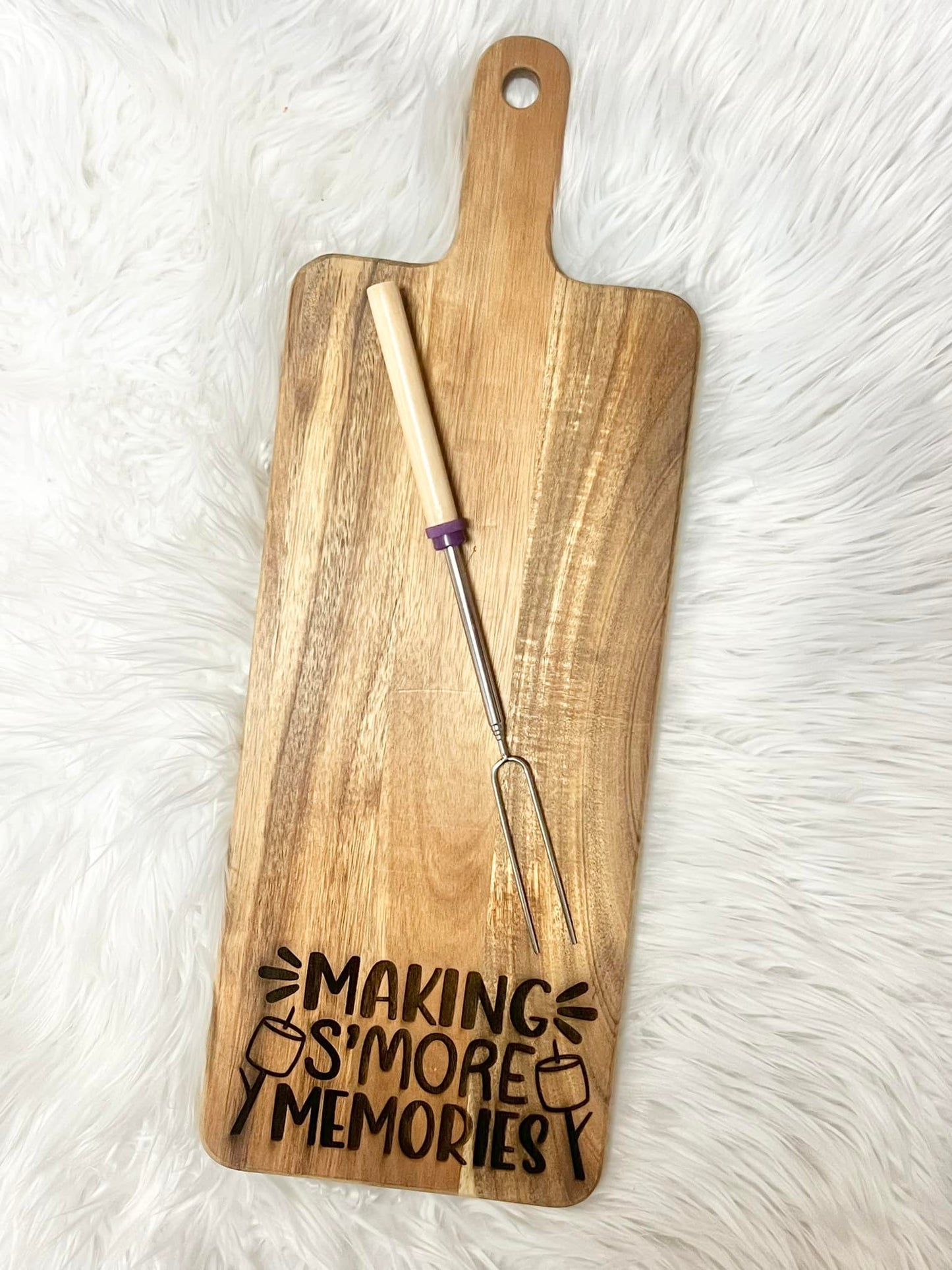 Acacia Charcuterie Board - Custom Engraving Included (16.5" x 7.25")