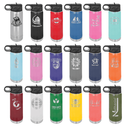 Engraved Water Bottles - 20oz, 32oz, 40oz