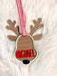 Reindeer Stocking Tag/Ornament