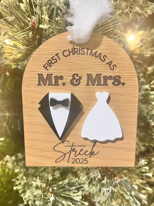 First Christmas as Mr & Mrs.