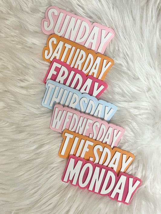 Acrylic Organizer Magnets