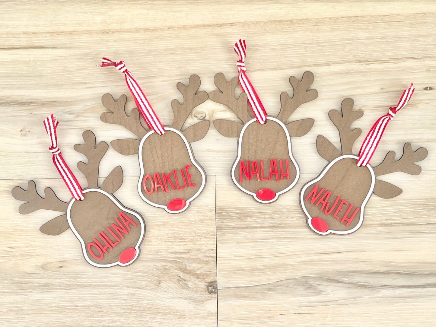 Reindeer Stocking Tag/Ornament