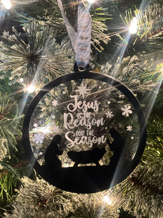 Jesus is the Reason for the Season - ornament