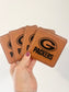 Leather Coasters - Set of 4