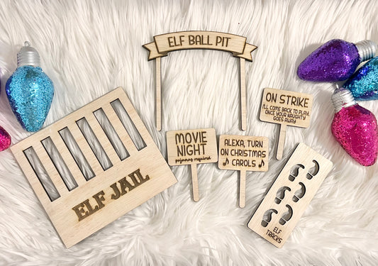 Elf Sign Props