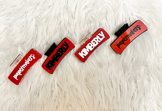 Personalized Claw Clip