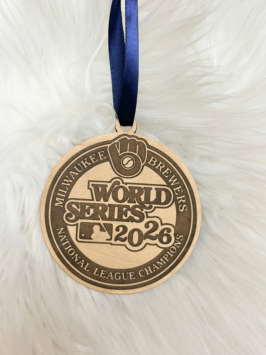 Milwaukee Brewers World Series Ornament 2026