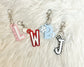 Alphabet Initial Keychain