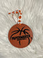 Personalized School Ornament - Basketball or Baseball