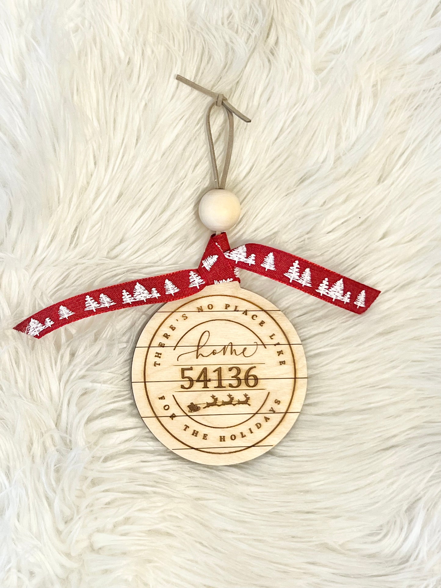 No Place Like Home Ornament (Zip Code Personalized)