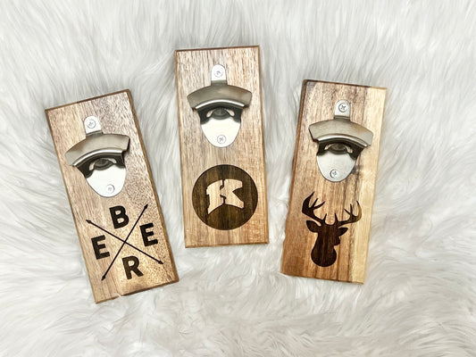 Acacia Wood Bottle Opener