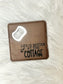 Leather Bottle Opener + Coaster
