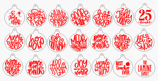 Ornaments - Set of 5